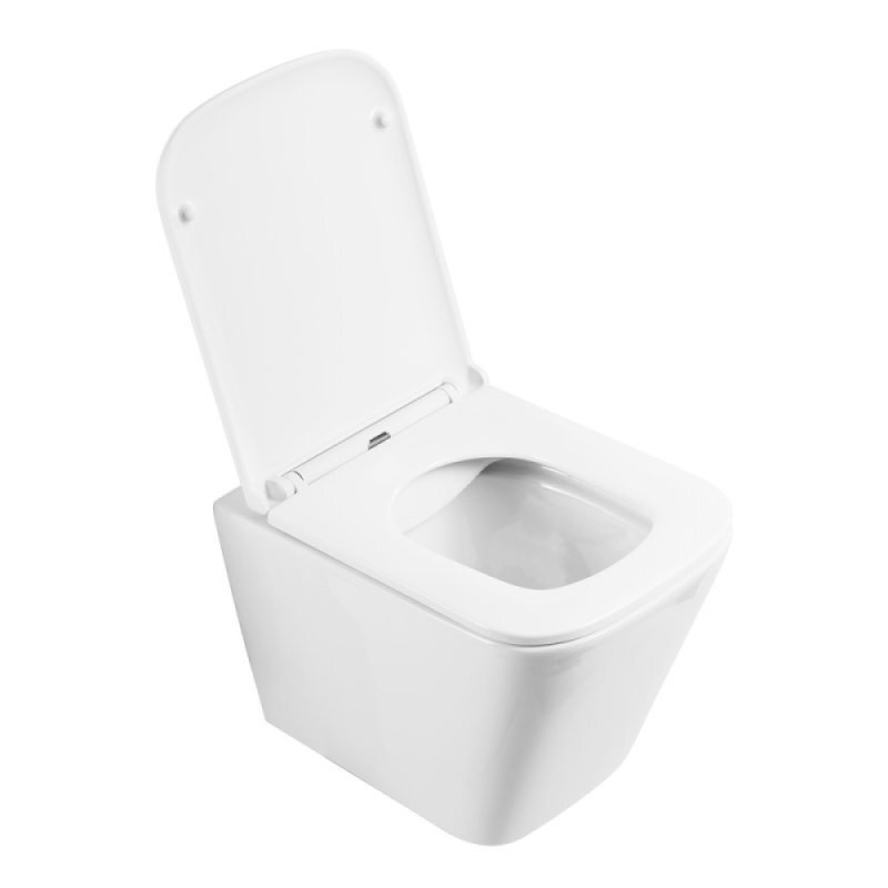 Подвесной унитаз BelBagno Ardente-R BB520CHR/SC, безободковый, сиденье микролифт, белый
