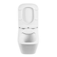 Подвесной унитаз BelBagno Ardente-R BB520CHR/SC, безободковый, сиденье микролифт, белый