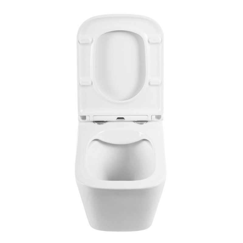 Подвесной унитаз BelBagno Ardente-R BB520CHR/SC, безободковый, сиденье микролифт, белый