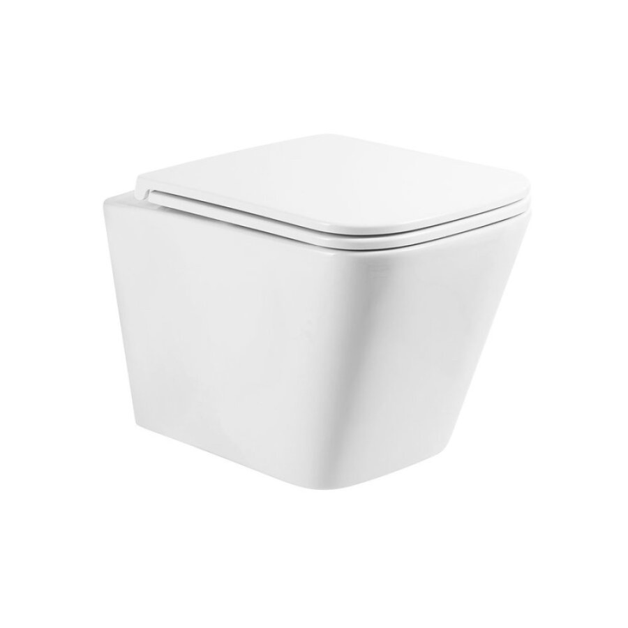 Подвесной унитаз BelBagno Ardente-R BB520CHR/SC, безободковый, сиденье микролифт, белый