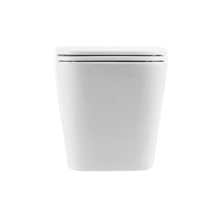 Подвесной унитаз BelBagno Ardente-R BB520CHR/SC, безободковый, сиденье микролифт, белый