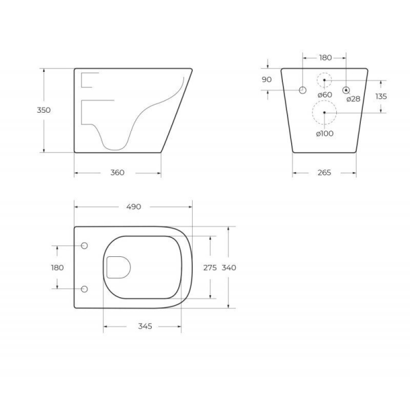 Подвесной унитаз BelBagno Ardente-R BB520CHR/SC, безободковый, сиденье микролифт, белый