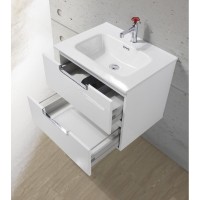 Тумба под раковину BelBagno Leticia BB600DDAC/TO 60 см, бежевый (Tortora Opaco)