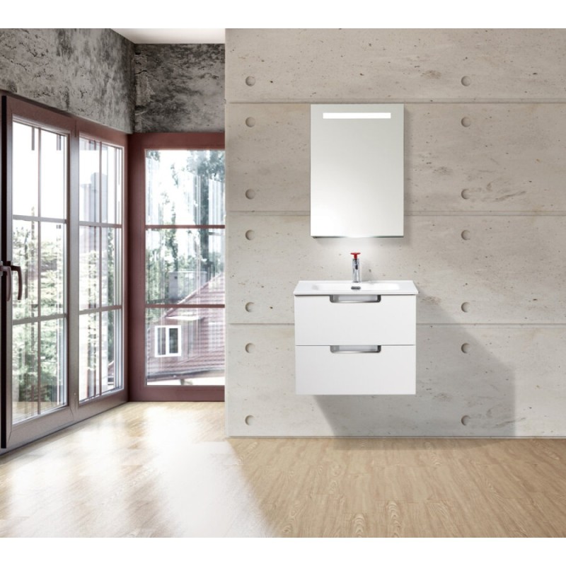 Тумба под раковину BelBagno Leticia BB600DDAC/TO 60 см, бежевый (Tortora Opaco)