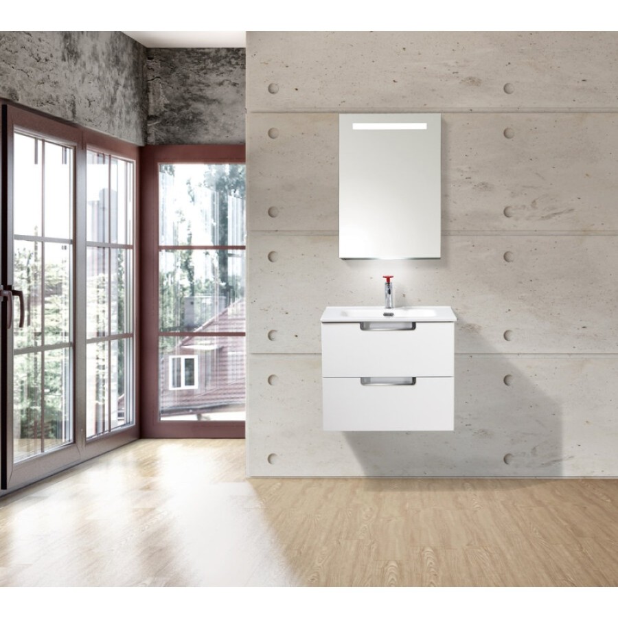 Тумба под раковину BelBagno Leticia BB600DDAC/TO 60 см, бежевый (Tortora Opaco)