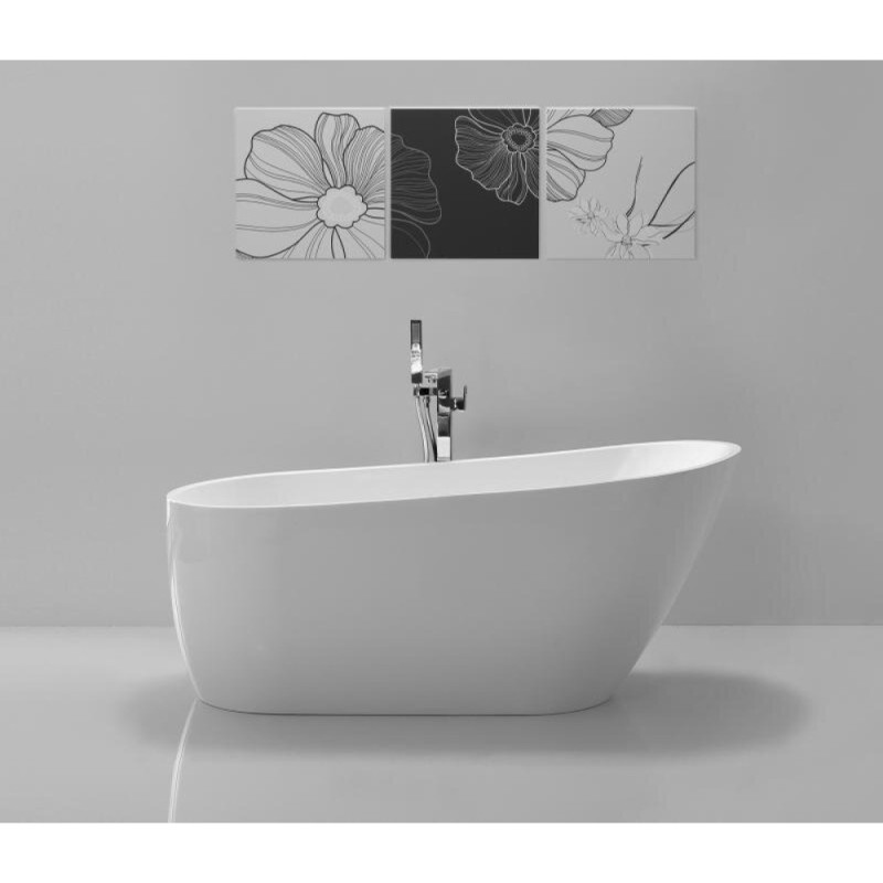 Ванна акриловая BelBagno 170 х 75 см, BB62-1700-W0