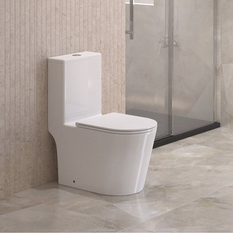Напольный унитаз BelBagno Tre-Tor BB673CP-MN-TOR/SC с бачком, безободковый, смыв торнадо, сиденье микролифт, белый