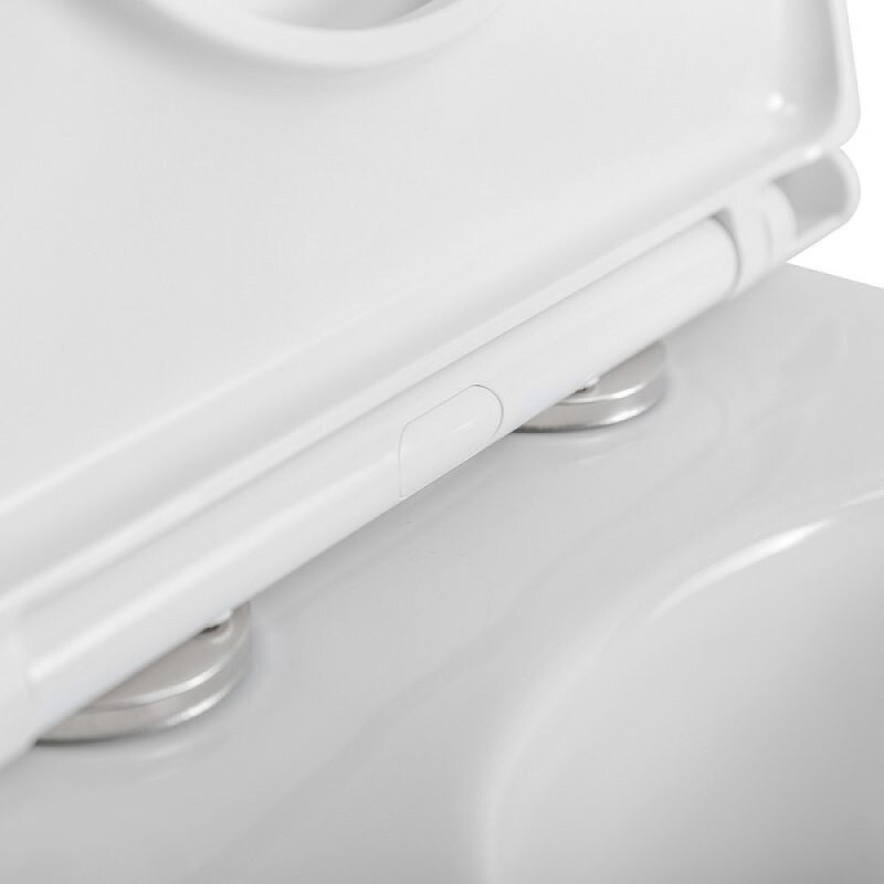Напольный унитаз BelBagno Tre-Tor BB673CP-MN-TOR/SC с бачком, безободковый, смыв торнадо, сиденье микролифт, белый