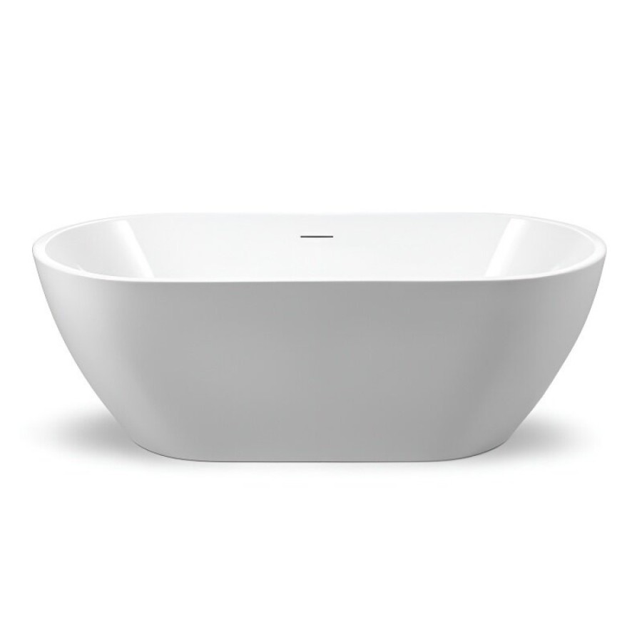 Ванна акриловая BelBagno BB70-1500-800, 150 х 80 см, слив-перелив в комплекте, белая
