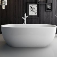Ванна акриловая BelBagno BB70-1500-800, 150 х 80 см, слив-перелив в комплекте, белая