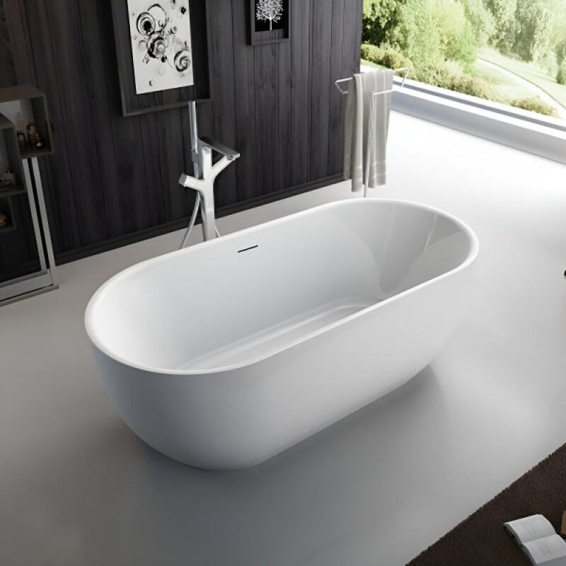 Ванна акриловая BelBagno BB70-1500-800, 150 х 80 см, слив-перелив в комплекте, белая