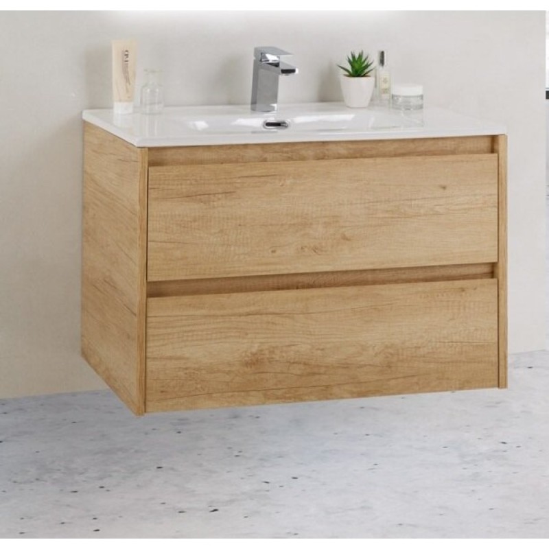 Раковина BelBagno BB700/390ETL 70 см, керамика, белая