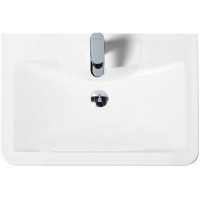 Раковина из литьевого мрамора BelBagno BB700/455-LV-MR-ALR, 70 x 45.5 x 14.5 см, белый