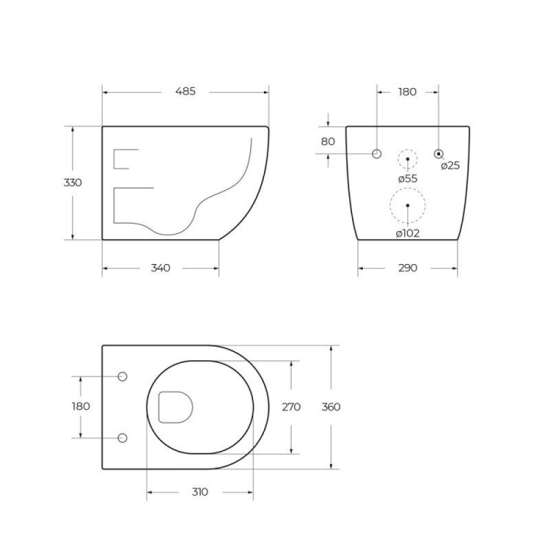 Подвесной унитаз BelBagno Uno 2.1, BB7006CHR/SC, безободковый, сиденье микролифт, белый