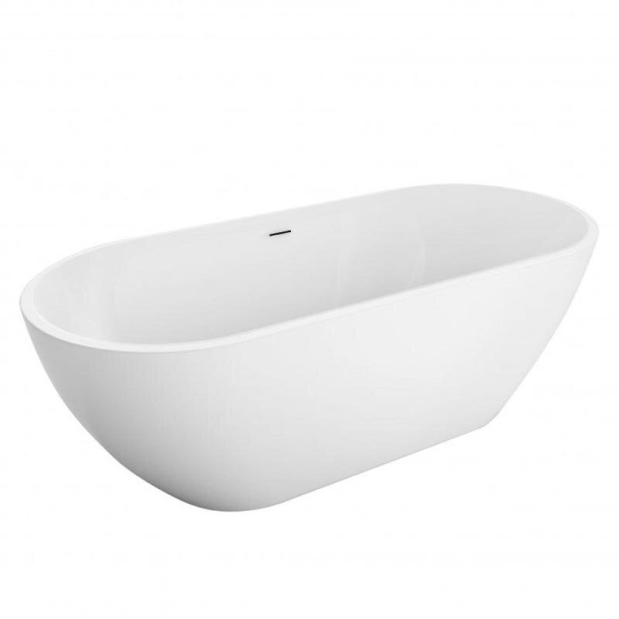Ванна акриловая BelBagno BB701-1500-730-K, 150 х 75 см, слив-перелив в комплекте, белая