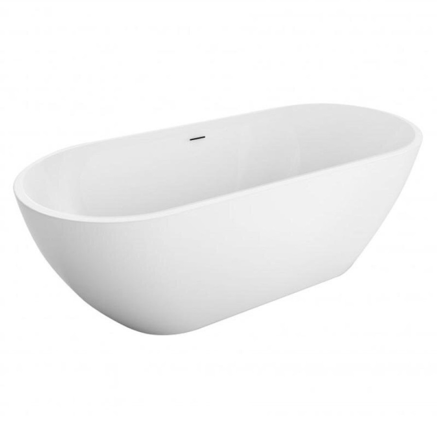 Ванна акриловая BelBagno BB701-1700-750-K, 170 х 75 см, слив-перелив в комплекте, белая