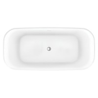 Ванна акриловая BelBagno Due BB702-1700-800-K, 170 х 80 см, слив-перелив в комплекте, белая