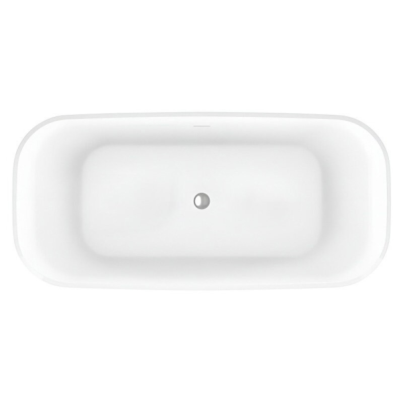 Ванна акриловая BelBagno Due BB702-1700-800-K, 170 х 80 см, слив-перелив в комплекте, белая