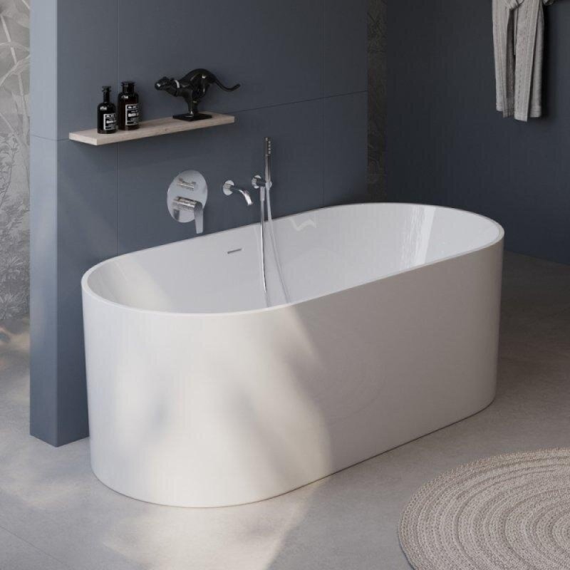 Ванна акриловая BelBagno BB705-1700-800, 170 х 80 см, слив-перелив в комплекте, белая