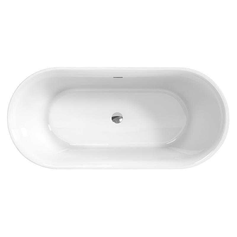 Ванна акриловая BelBagno BB706-1700-770, 170 х 80 см, слив-перелив в комплекте, белая