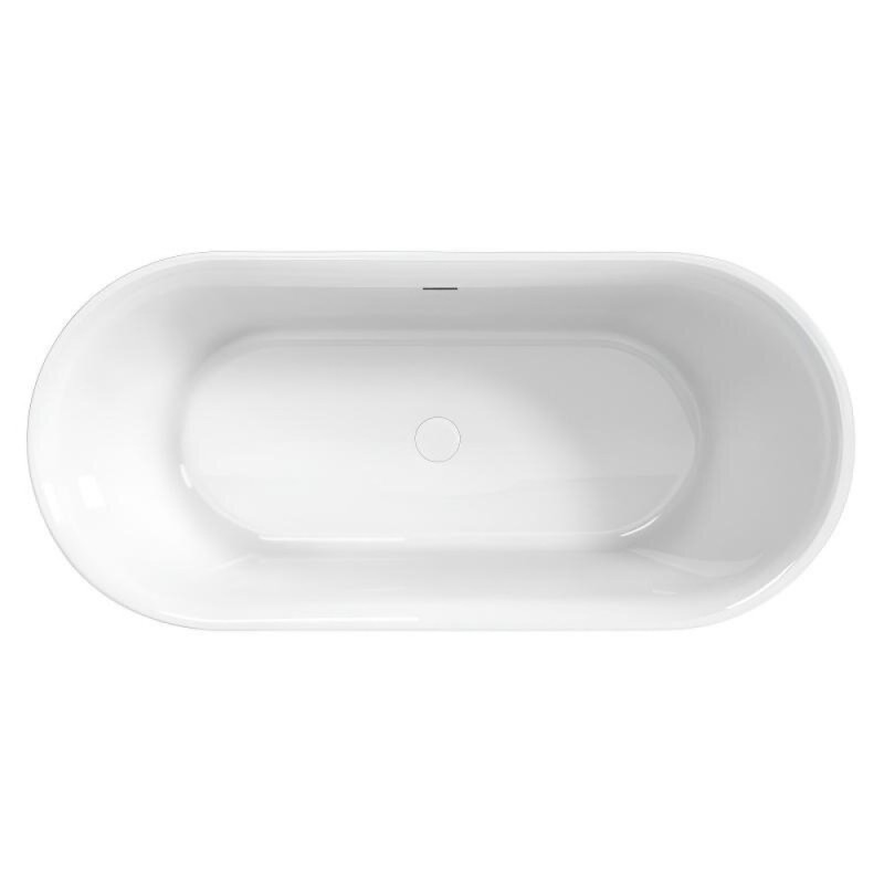 Ванна акриловая BelBagno BB706-1700-770, 170 х 80 см, слив-перелив в комплекте, белая