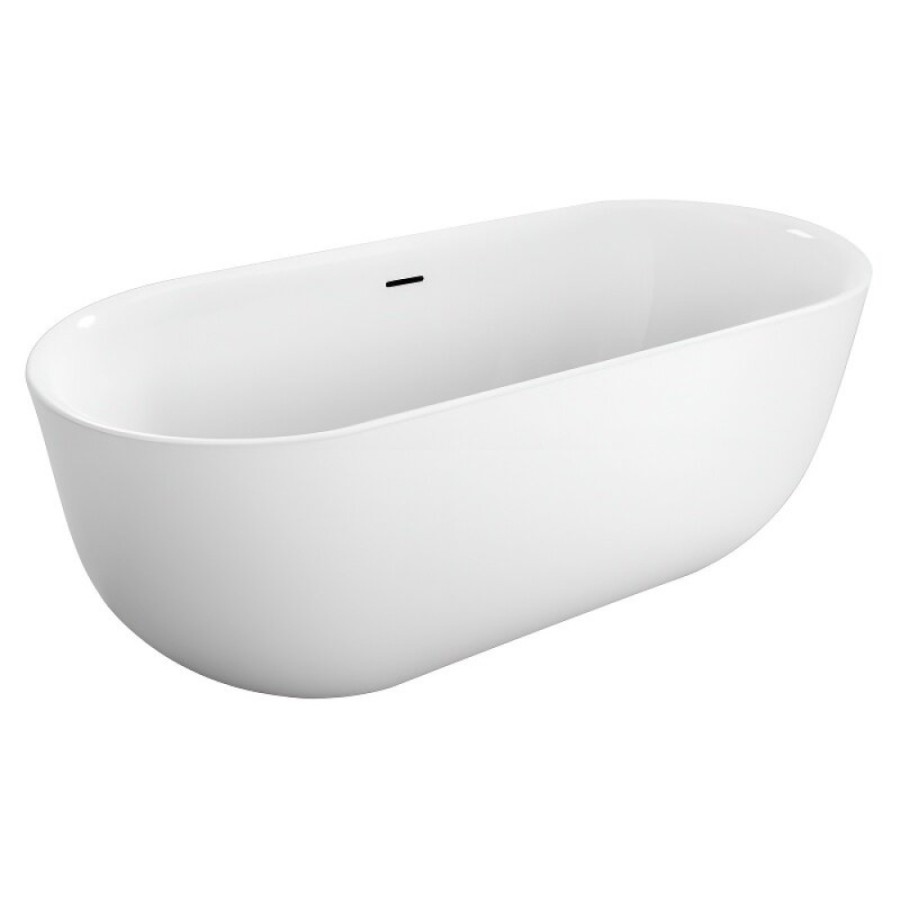 Ванна акриловая BelBagno BB706-1800-800, 180 х 80 см, слив-перелив в комплекте, белая