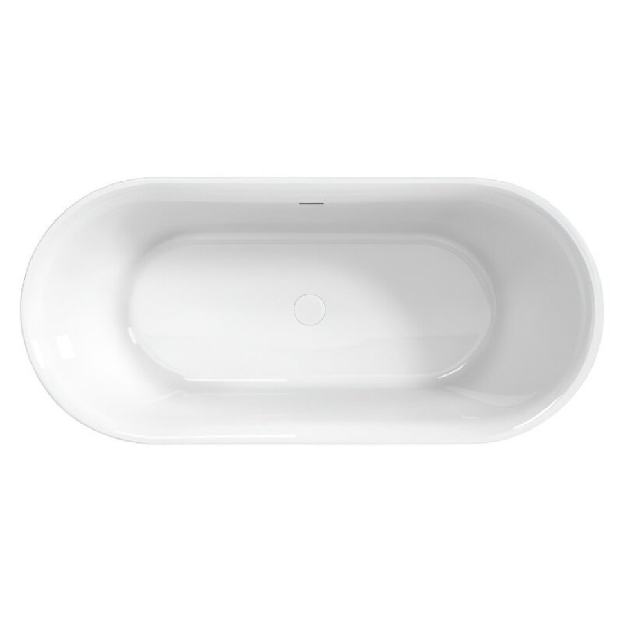 Ванна акриловая BelBagno BB706-1800-800, 180 х 80 см, слив-перелив в комплекте, белая