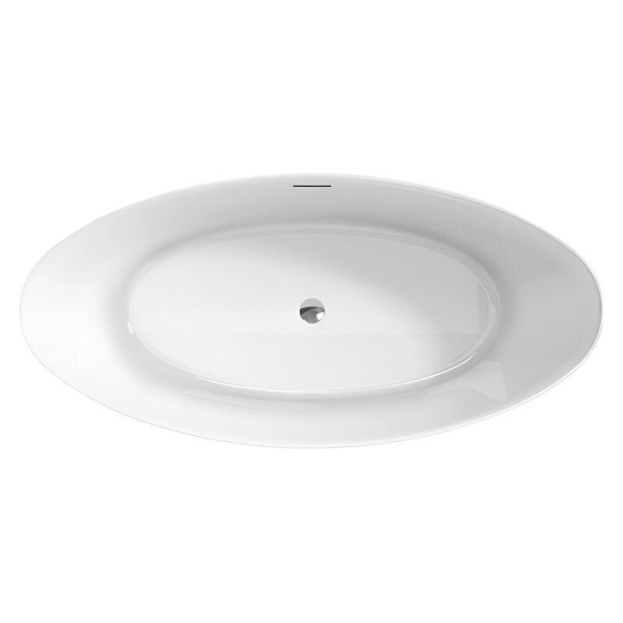 Ванна акриловая BelBagno BB707-1860-880, 185 х 90 см, слив-перелив в комплекте, белая