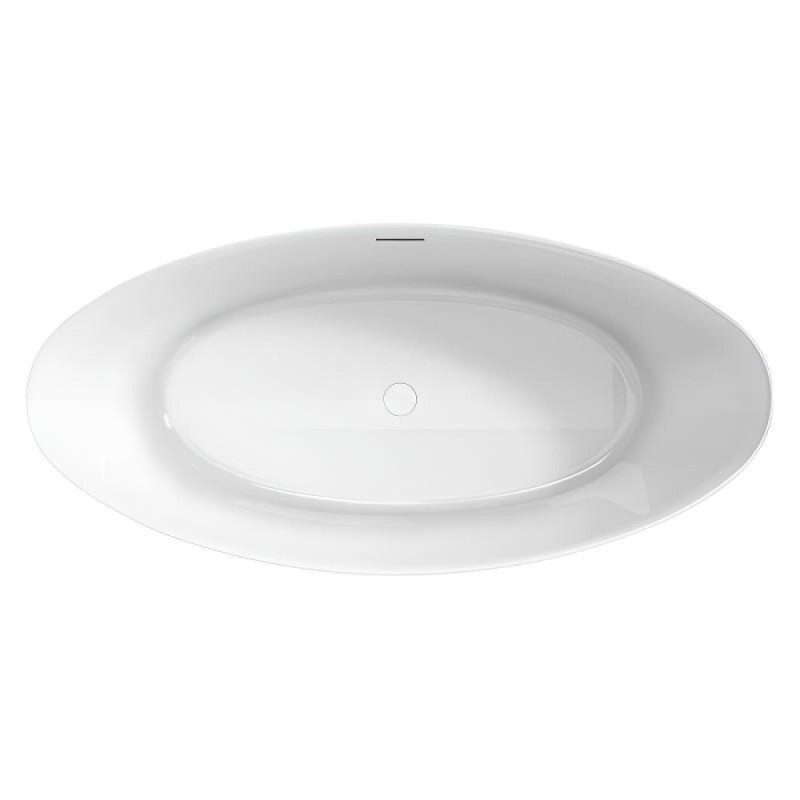 Ванна акриловая BelBagno BB707-1860-880, 185 х 90 см, слив-перелив в комплекте, белая