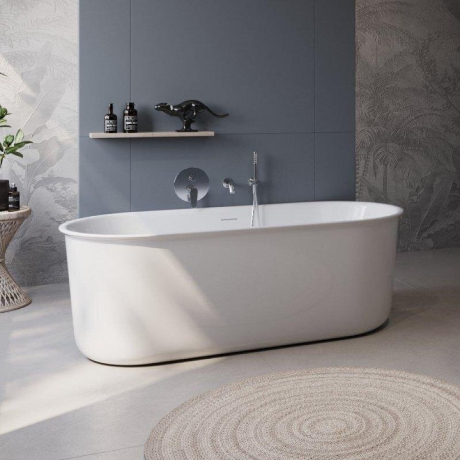 Ванна акриловая BelBagno BB709-1700-780, 170 х 80 см, слив-перелив в комплекте, белая