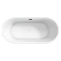 Ванна акриловая BelBagno BB709-1700-780, 170 х 80 см, слив-перелив в комплекте, белая