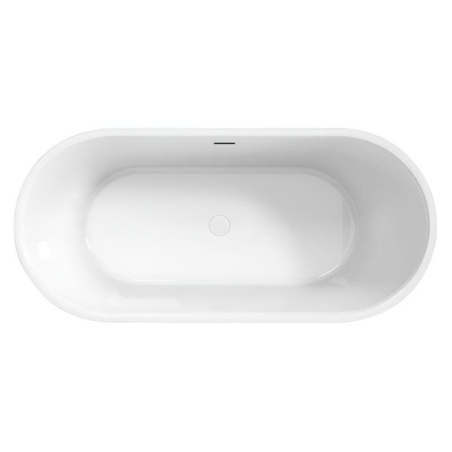 Ванна акриловая BelBagno BB709-1700-780, 170 х 80 см, слив-перелив в комплекте, белая