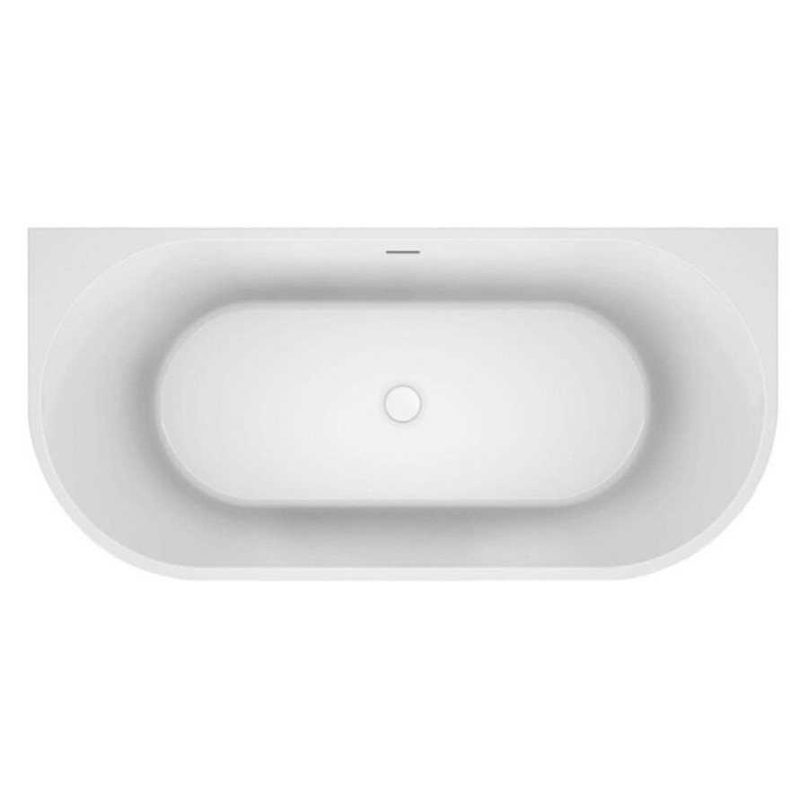 Ванна акриловая BelBagno BB710-1400-750, 140 х 75 см, слив-перелив в комплекте, белая
