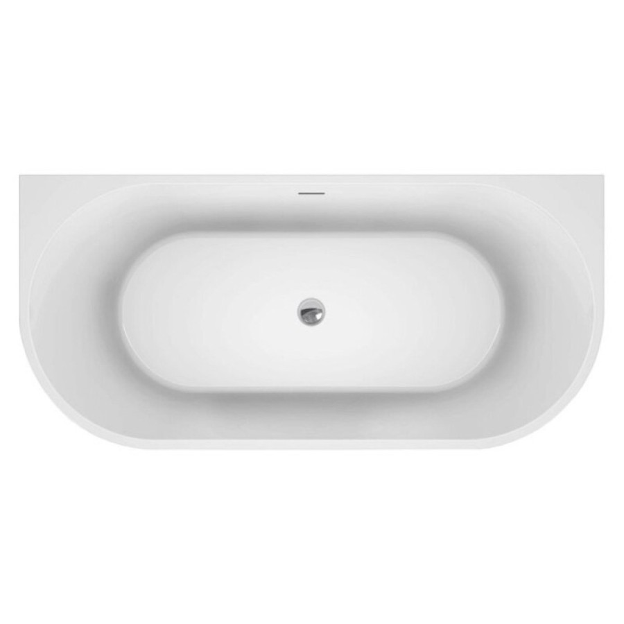Ванна акриловая BelBagno BB710-1400-750, 140 х 75 см, слив-перелив в комплекте, белая