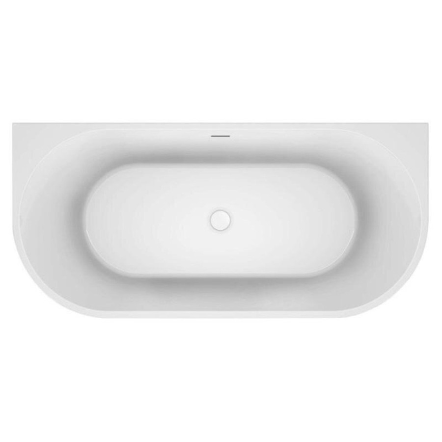 Ванна акриловая BelBagno BB710-1700-800, 170 х 80 см, слив-перелив в комплекте, белая