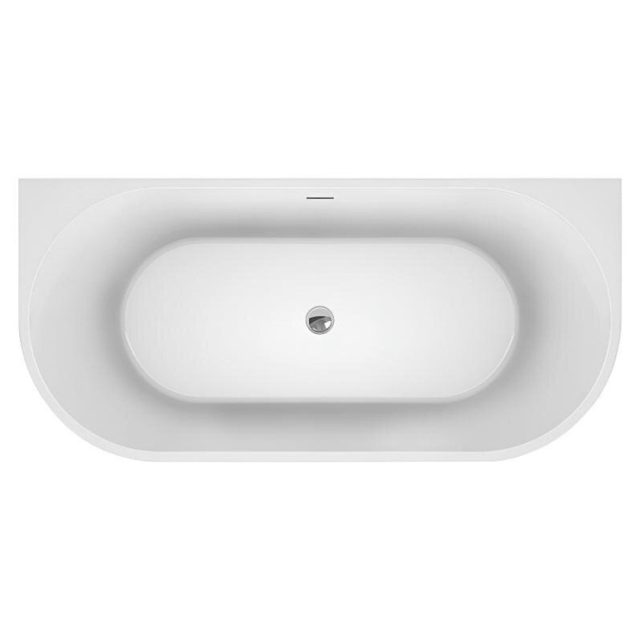 Ванна акриловая BelBagno BB710-1700-800, 170 х 80 см, слив-перелив в комплекте, белая