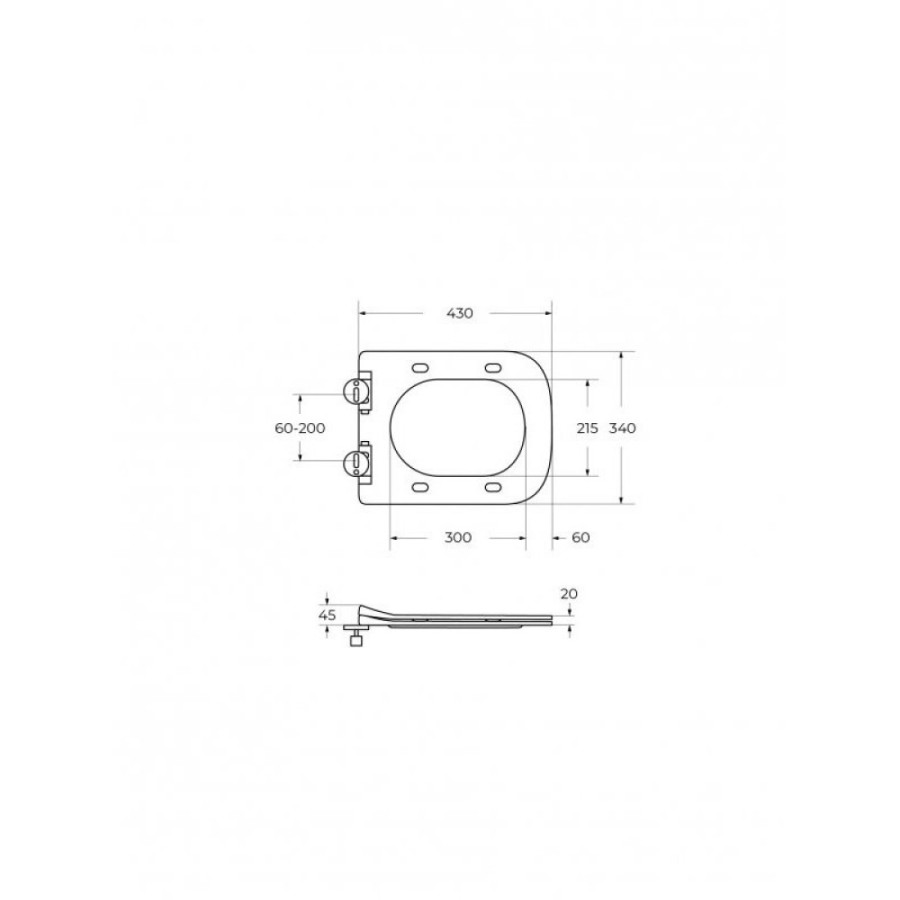 Подвесной унитаз BelBagno Kraft-Tor BB7106CH-TOR/SC, безободковый, смыв Tornado, сиденье микролифт, белый