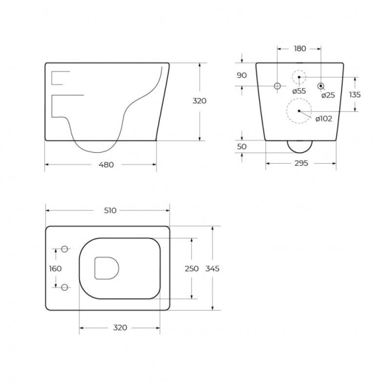 Унитаз подвесной BelBagno Due BB7107CHR/SC, безободковый, крышка микролифт, белый