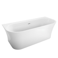 Ванна акриловая BelBagno BB711-1550-700, 155 х 70 см, слив-перелив в комплекте, белая