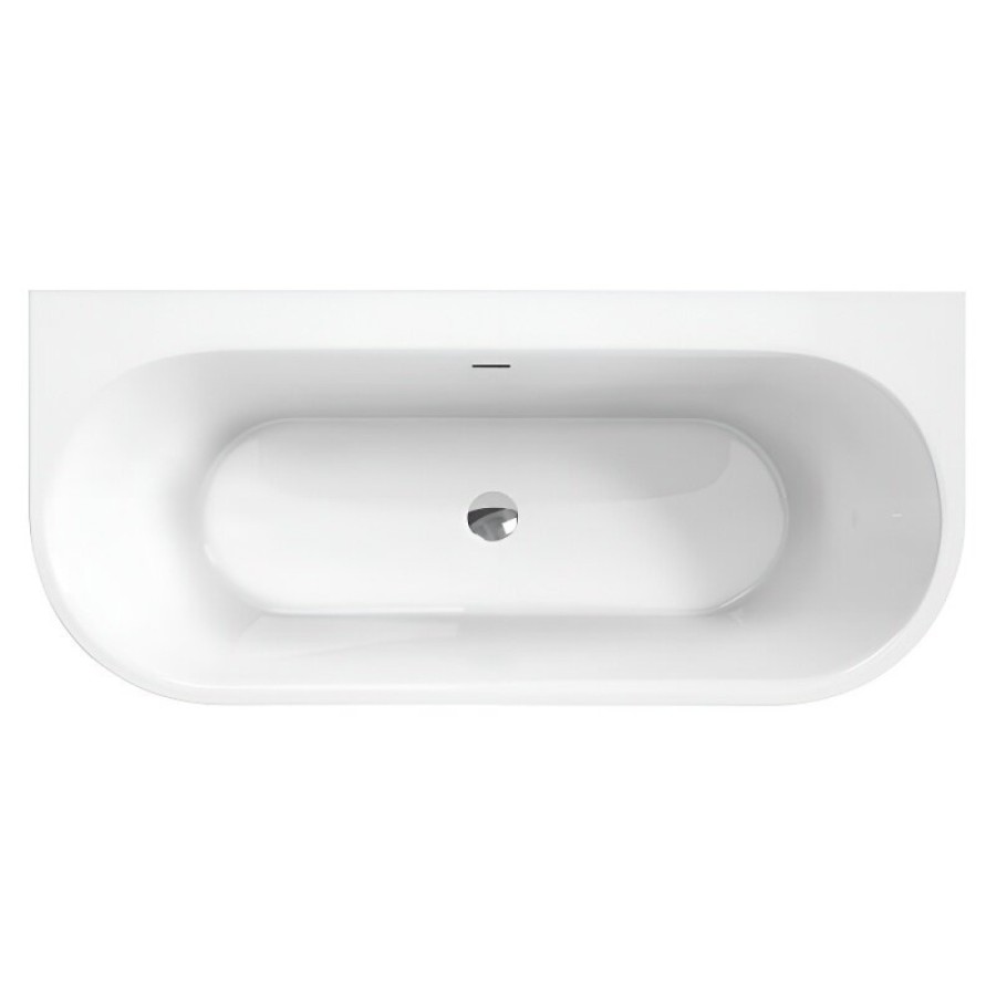 Ванна акриловая BelBagno BB711-1550-700, 155 х 70 см, слив-перелив в комплекте, белая
