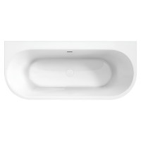 Ванна акриловая BelBagno BB711-1550-700, 155 х 70 см, слив-перелив в комплекте, белая