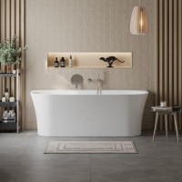 Ванна акриловая BelBagno BB711-1700-750, 170 х 75 см, слив-перелив в комплекте, белая