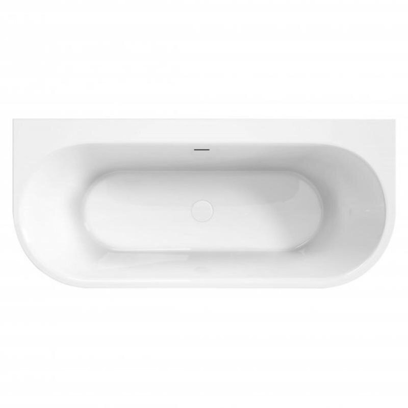 Ванна акриловая BelBagno BB711-1700-750, 170 х 75 см, слив-перелив в комплекте, белая