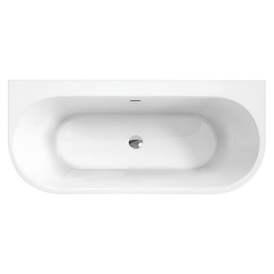 Ванна акриловая BelBagno BB711-1700-750, 170 х 75 см, слив-перелив в комплекте, белая