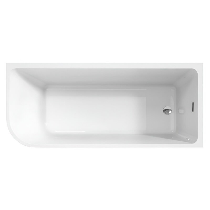 Ванна акриловая BelBagno BB712-1500-730-L/R, 150 х 75 см, слив-перелив в комплекте, белая