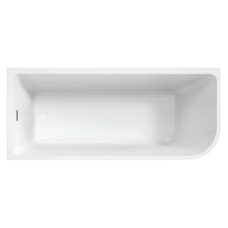 Ванна акриловая BelBagno BB712-1500-730-L/R, 150 х 75 см, слив-перелив в комплекте, белая