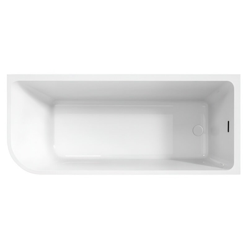 Ванна акриловая BelBagno BB712-1500-730-L/R, 150 х 75 см, слив-перелив в комплекте, белая