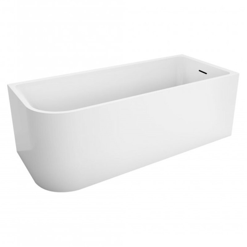 Ванна акриловая BelBagno BB712-1700-730-L/R, 170 х 75 см, слив-перелив в комплекте, белая