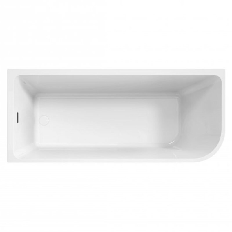 Ванна акриловая BelBagno BB712-1700-730-L/R, 170 х 75 см, слив-перелив в комплекте, белая