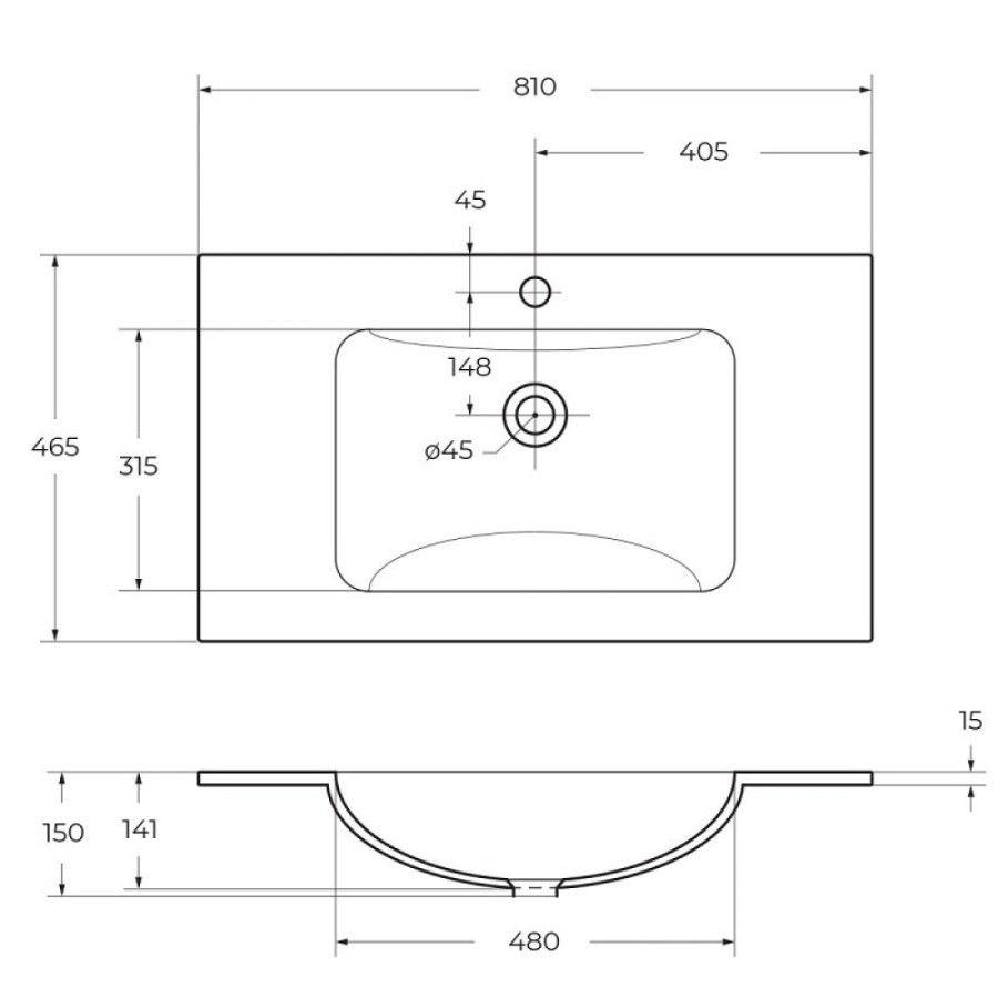 Раковина BelBagno 80 см, стеклянная, накладная, цвет белый, BB810/465-LV-VTR-BL